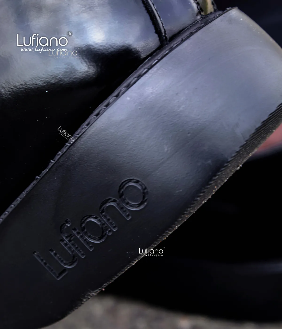 225 - Lufiano Lace up: Black