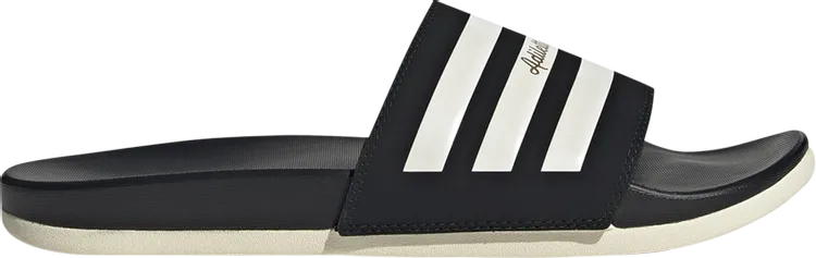 Adidas Adilette Comfort Slide Sandals, Black/White