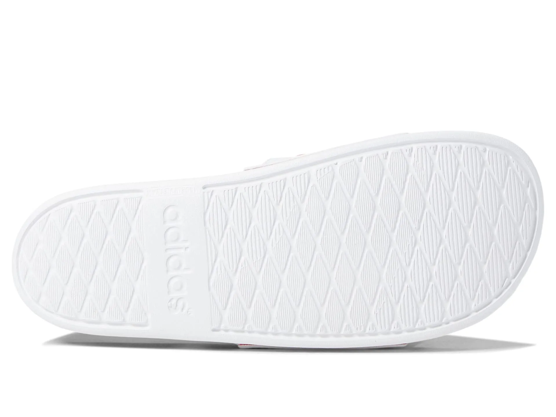 Adidas Adilette Comfort slides, white/red