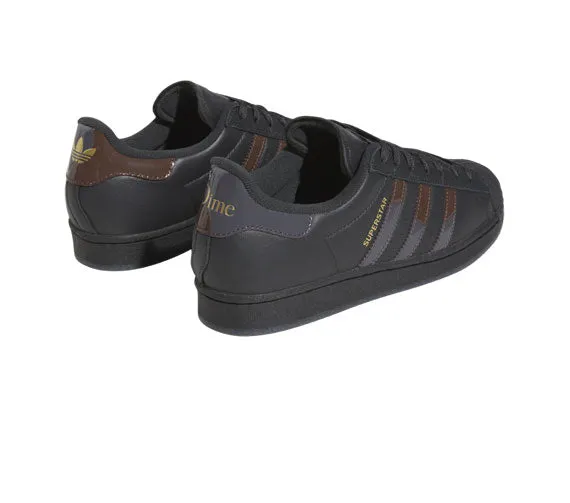 Adidas Dime x Superstar ADV - Carbon Brown