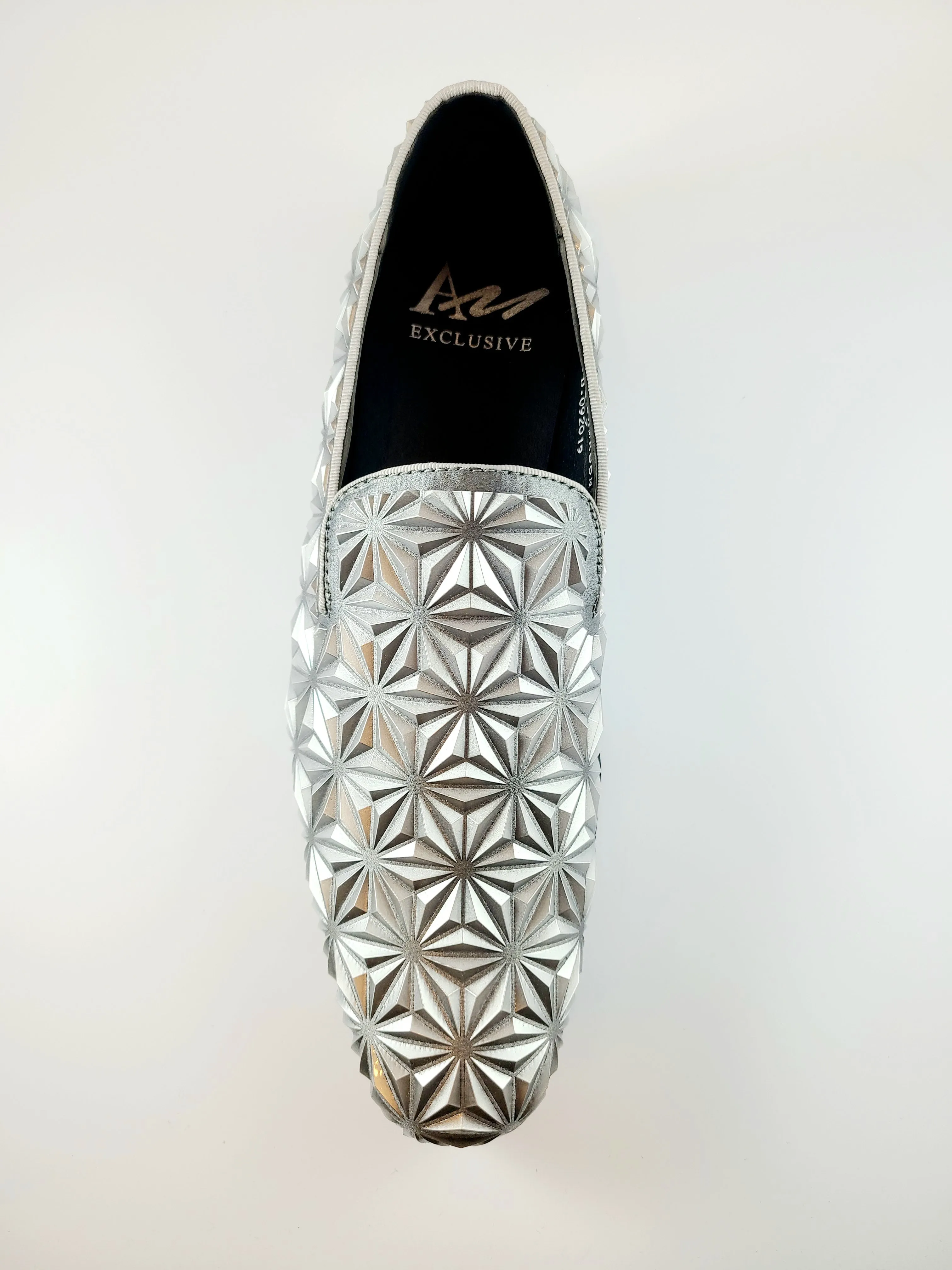 After midnight Slip on Swirl Pattern shoes