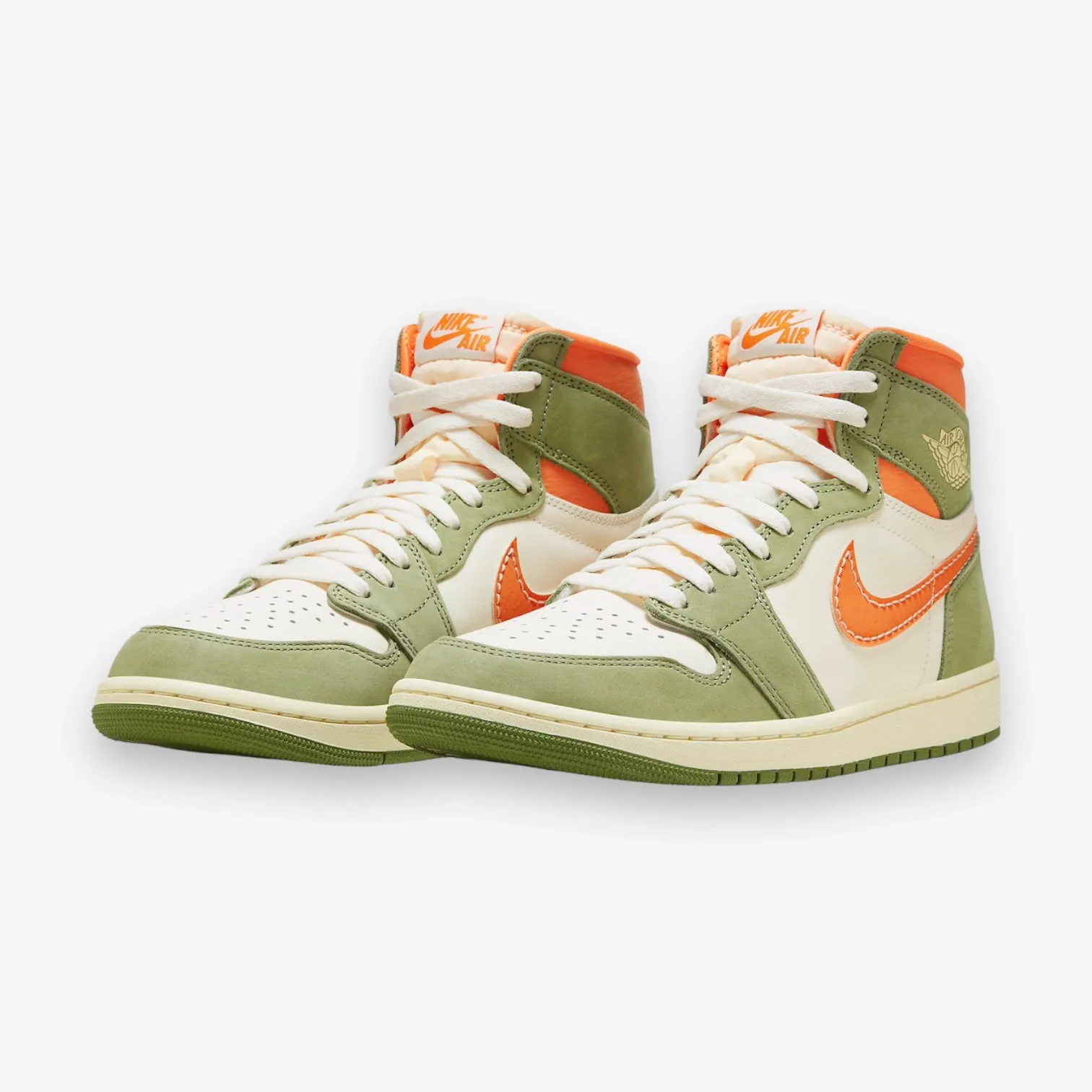 Air Jordan 1 Retro Hi OG Craft Celadon Sky J Light Olive Bright Mandarin FB9934-300