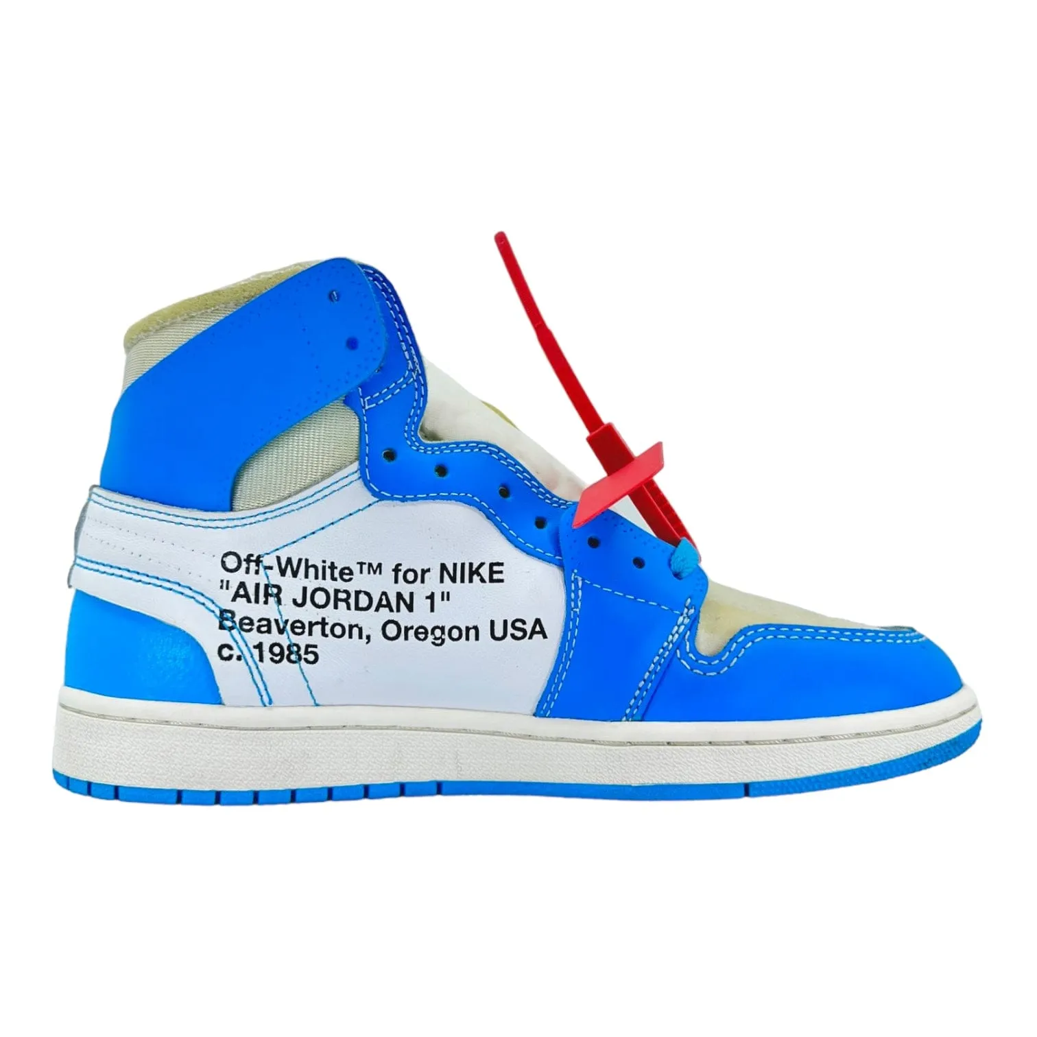 Air Jordan 1 Retro High Off-White University Blue Pre-Owned