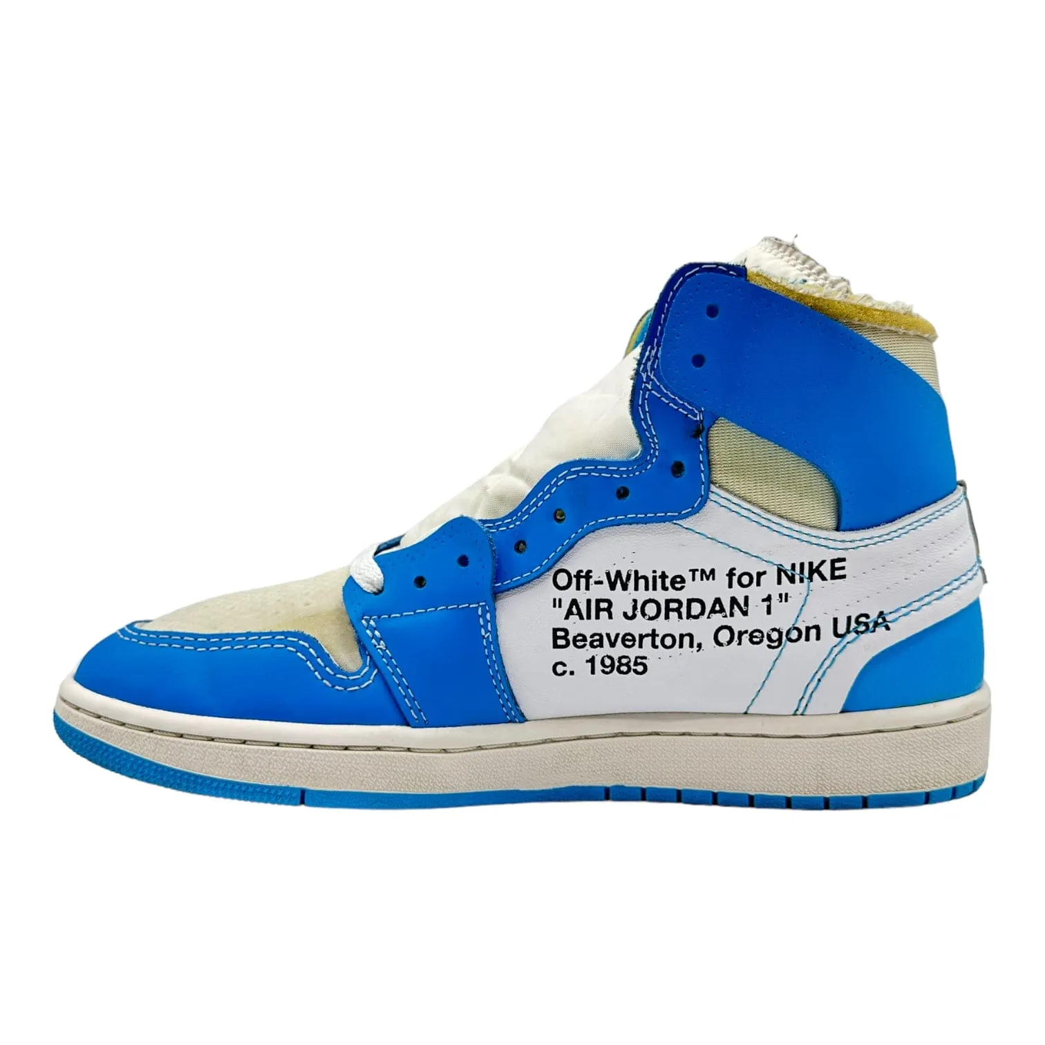 Air Jordan 1 Retro High Off-White University Blue Pre-Owned