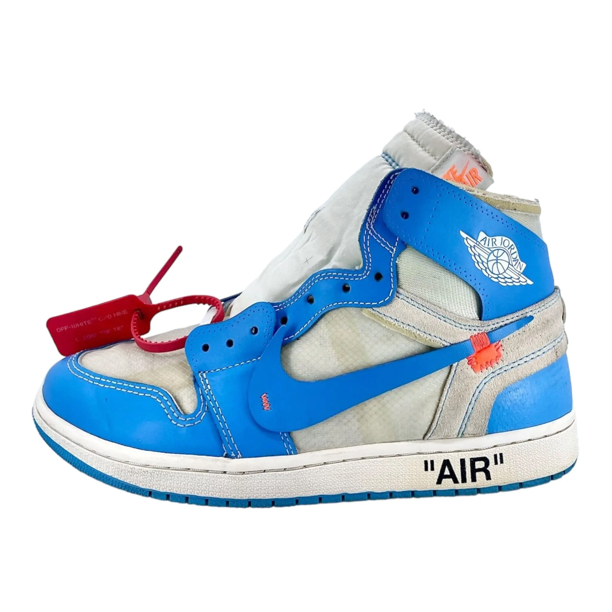 Air Jordan 1 Retro High Off-White University Blue Pre-Owned