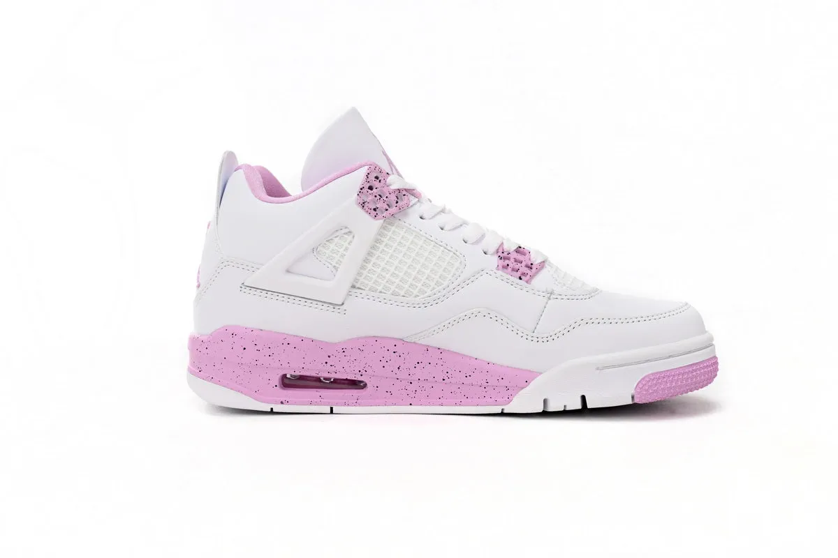 Air Jordan 4 White Pink