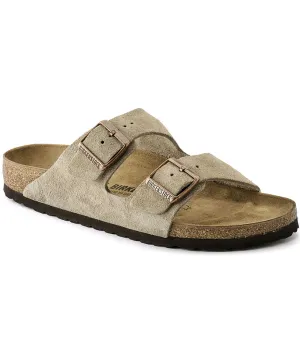 Birkenstock Arizona Suede Taupe - Narrow Fit