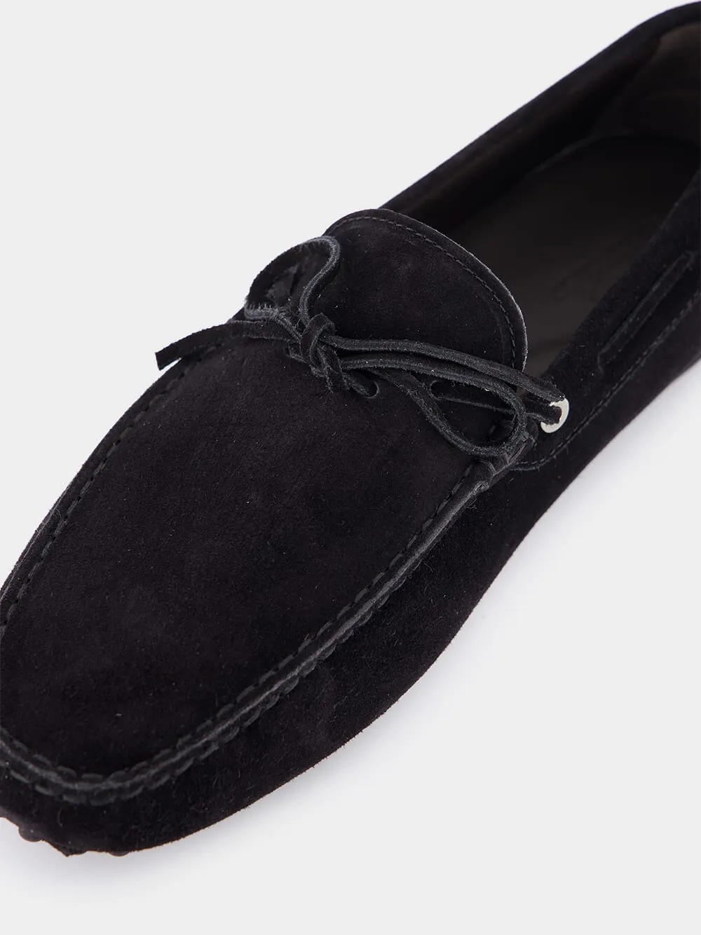 Black Suede Driving Shoes