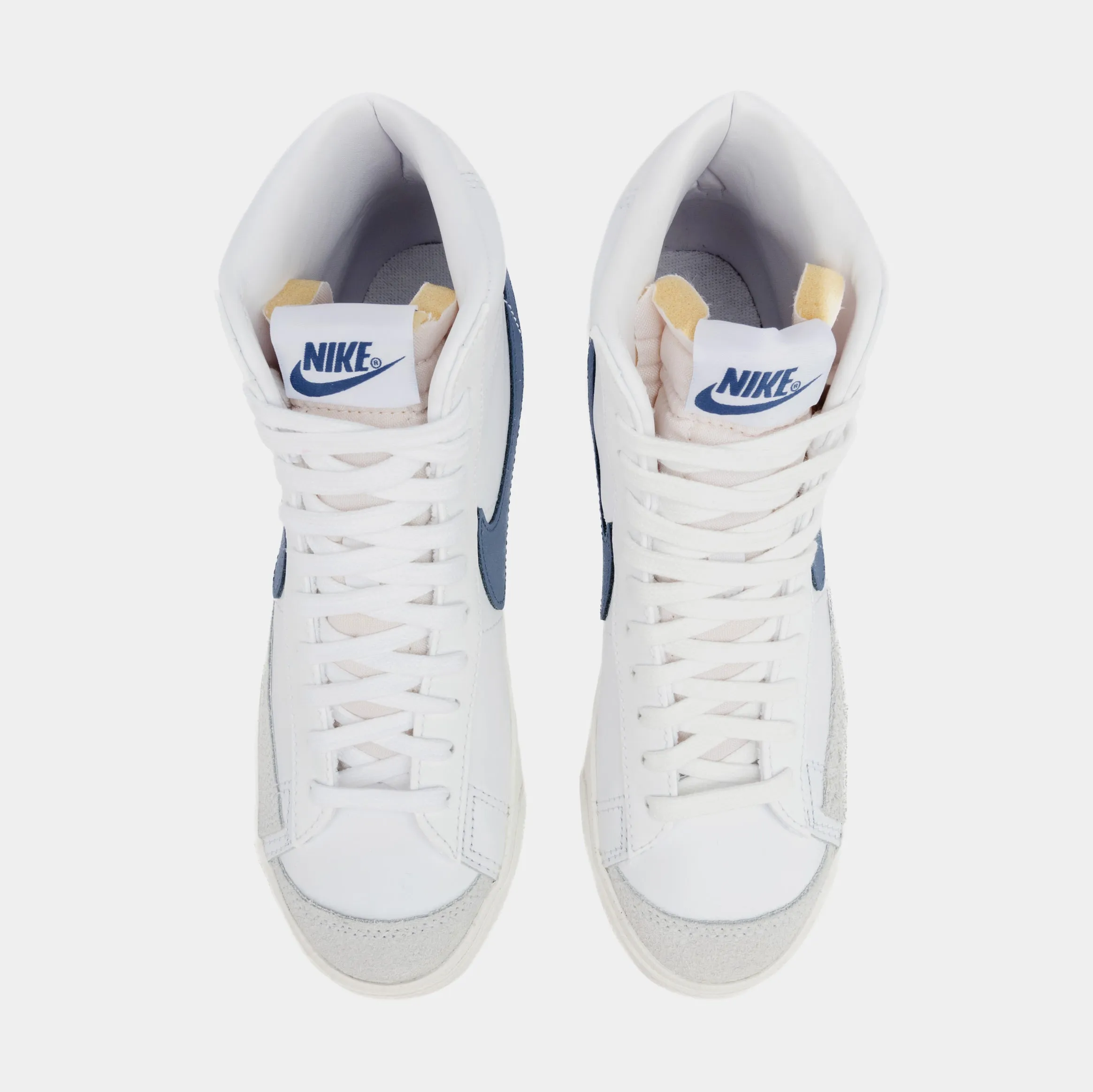 Blazer Mid '77 Womens Lifestyle Shoes (White/Blue)