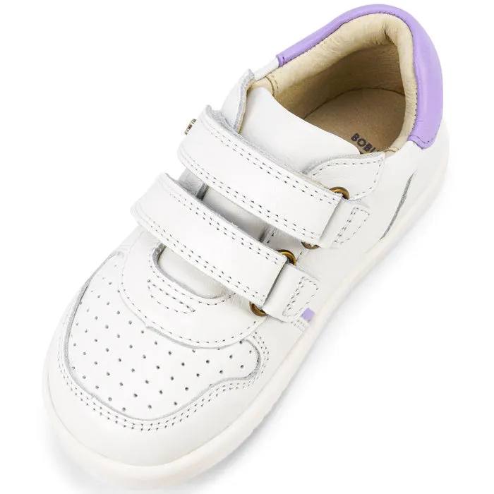 Bobux Kids IWalk IW Riley Sneaker White Lilac 638117