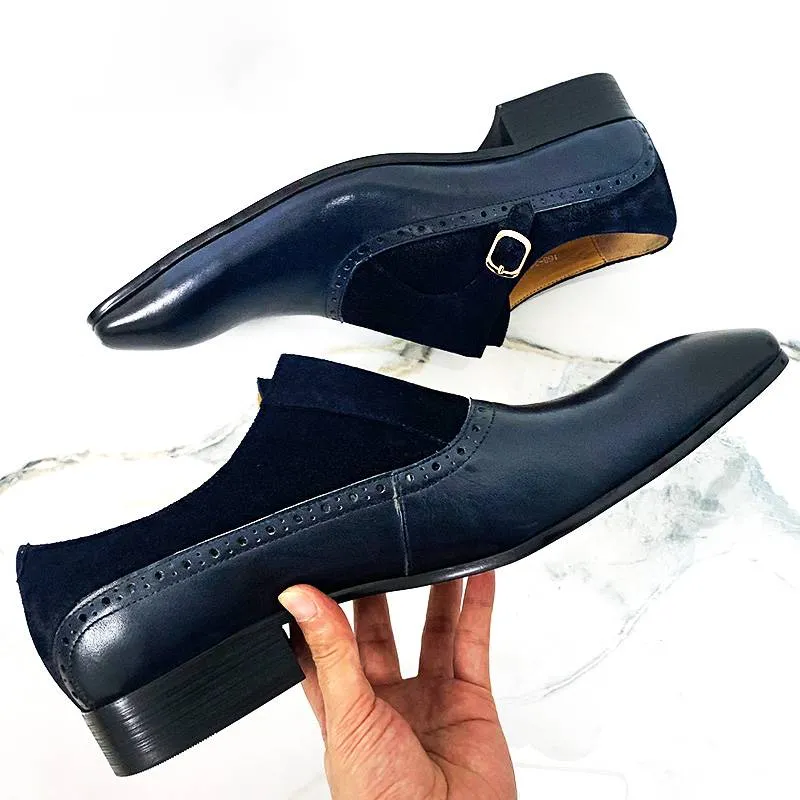 Casual Buckle Leather Men Loafers