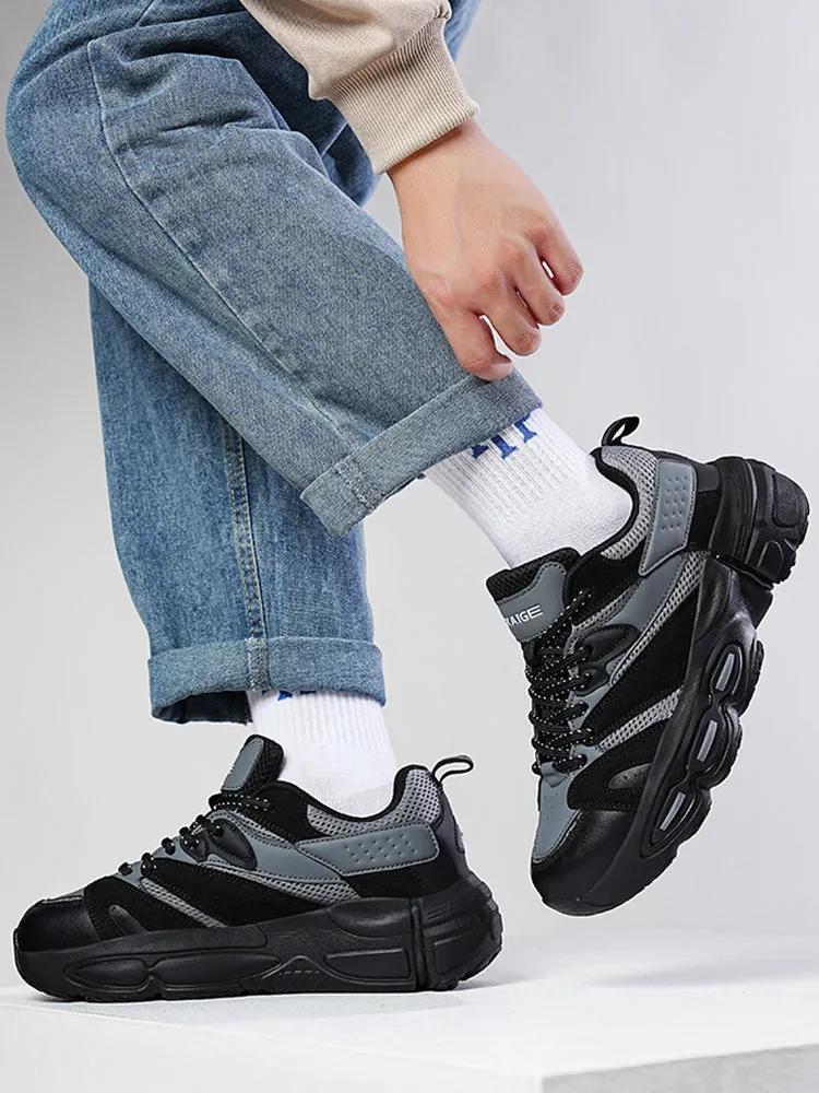 Casual Contrast Color Chunky Sneakers