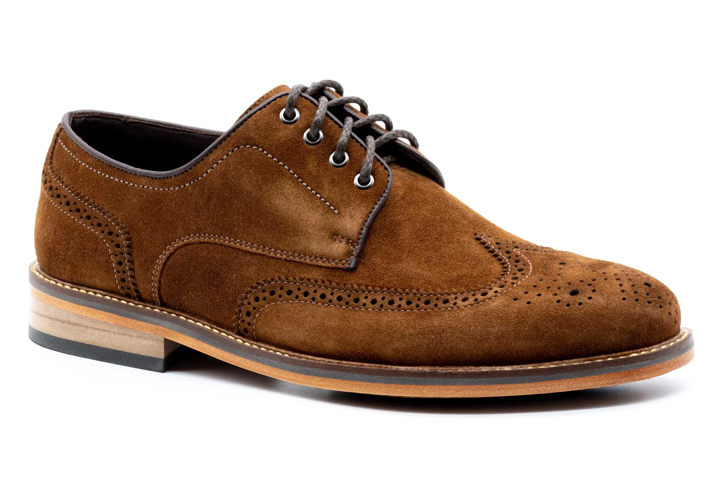 Ernest Wingtip Chukka Boots - Tobacco