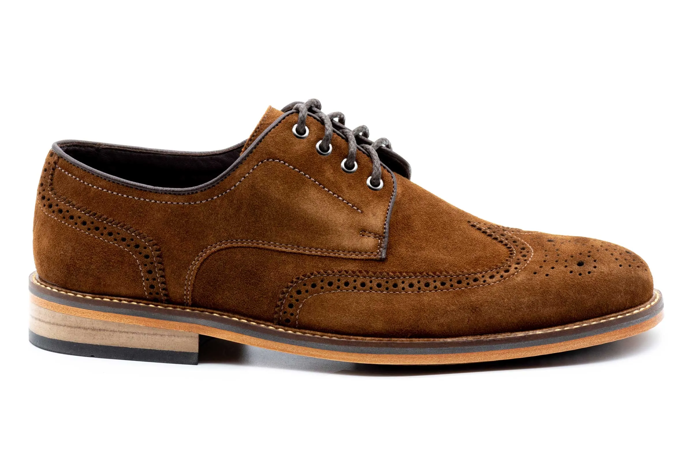 Ernest Wingtip Chukka Boots - Tobacco