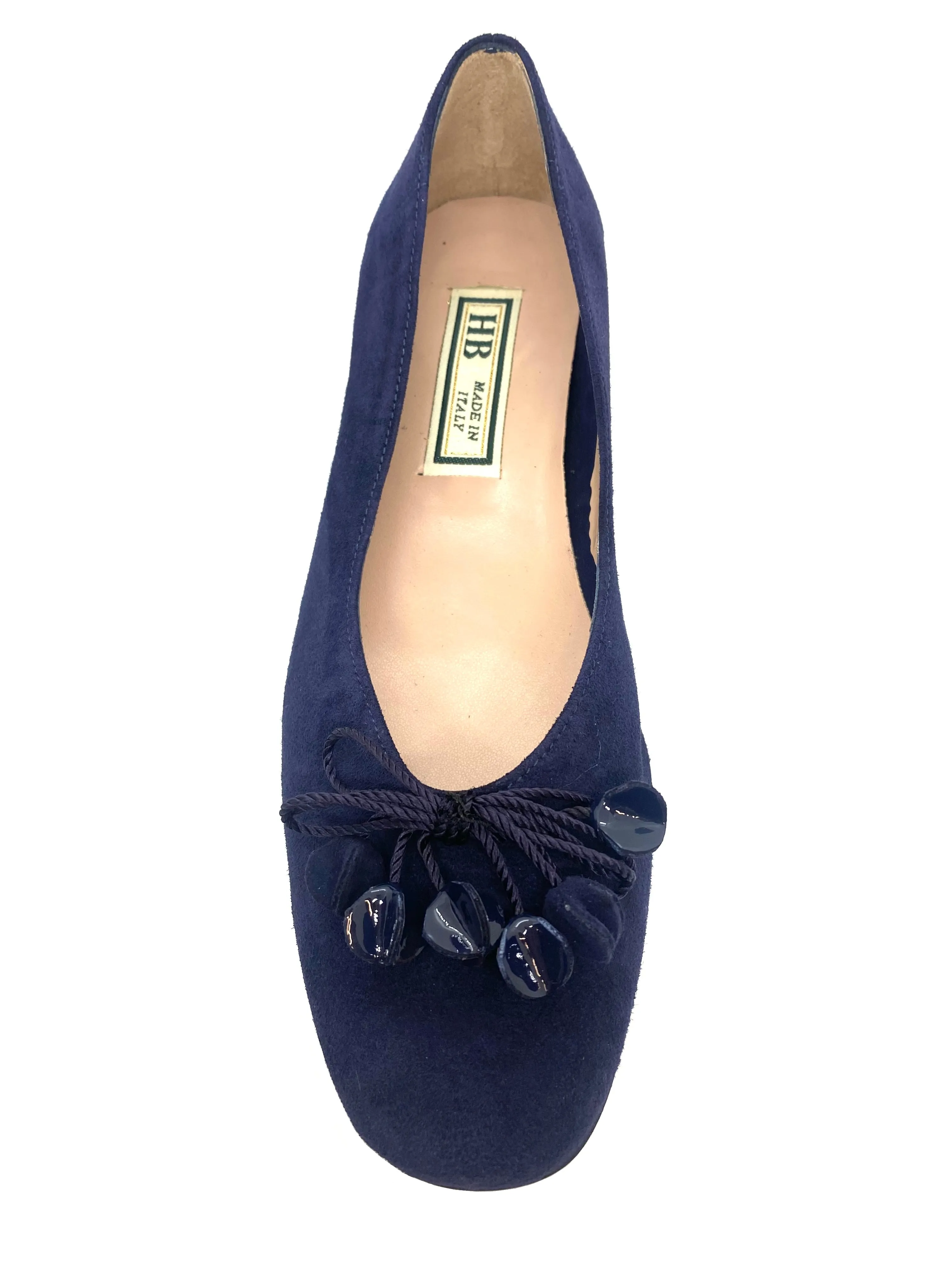 HB Ladies Jest Navy Suede Toggle Pump