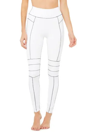 High-Waist Endurance Legging - White