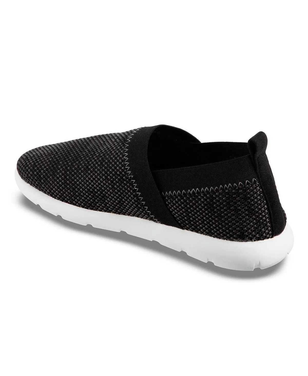 Isotoner Zenz Women's Stretch Sports Knit Stretch Slip-on Slip-on Indoor/Outdoor Isotoner Signature ,  black