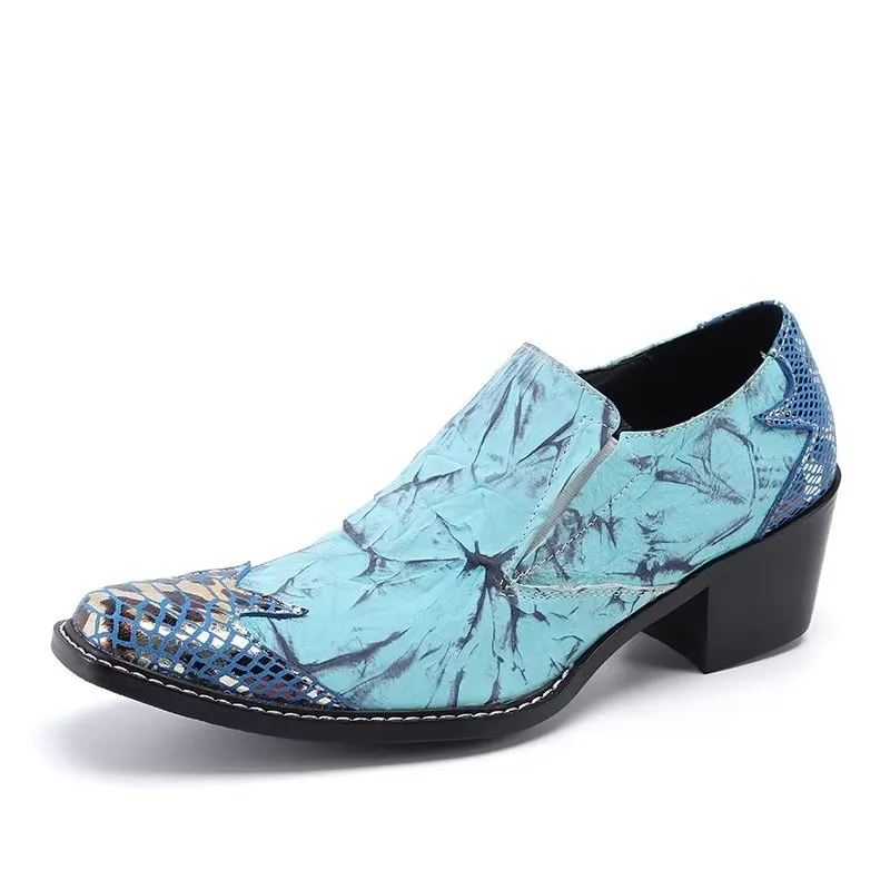 LueLeather Exotic Slip-on Dress Shoes