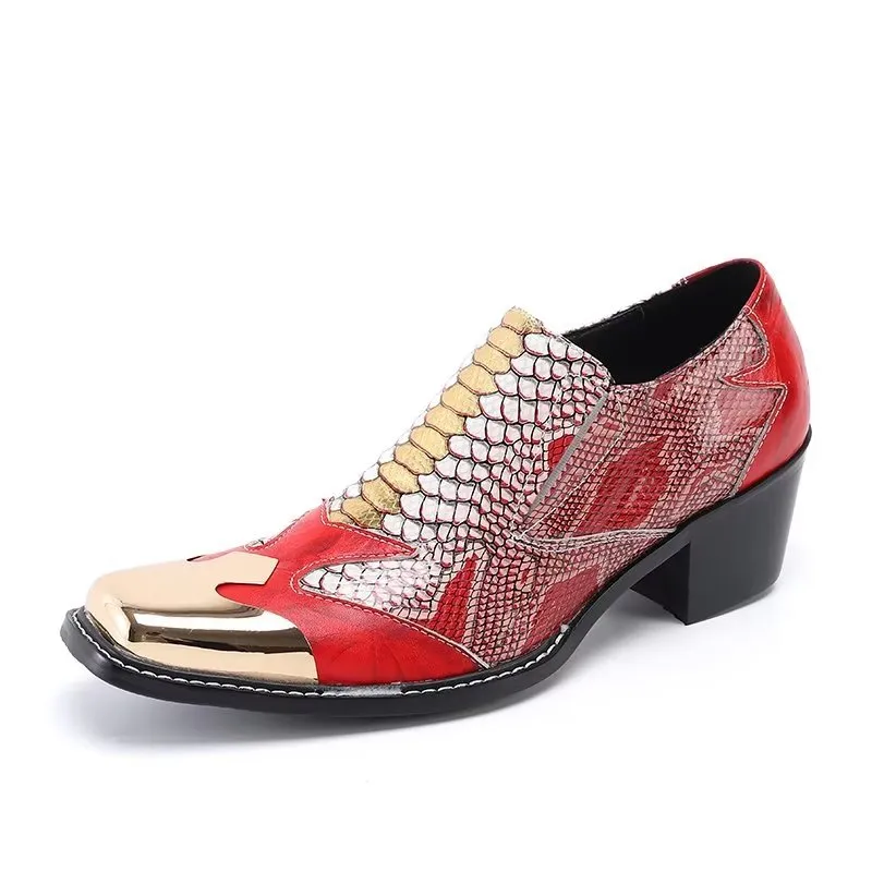 LueLeather Exotic Slip-on Dress Shoes