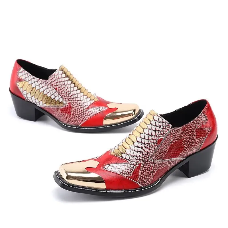 LueLeather Exotic Slip-on Dress Shoes