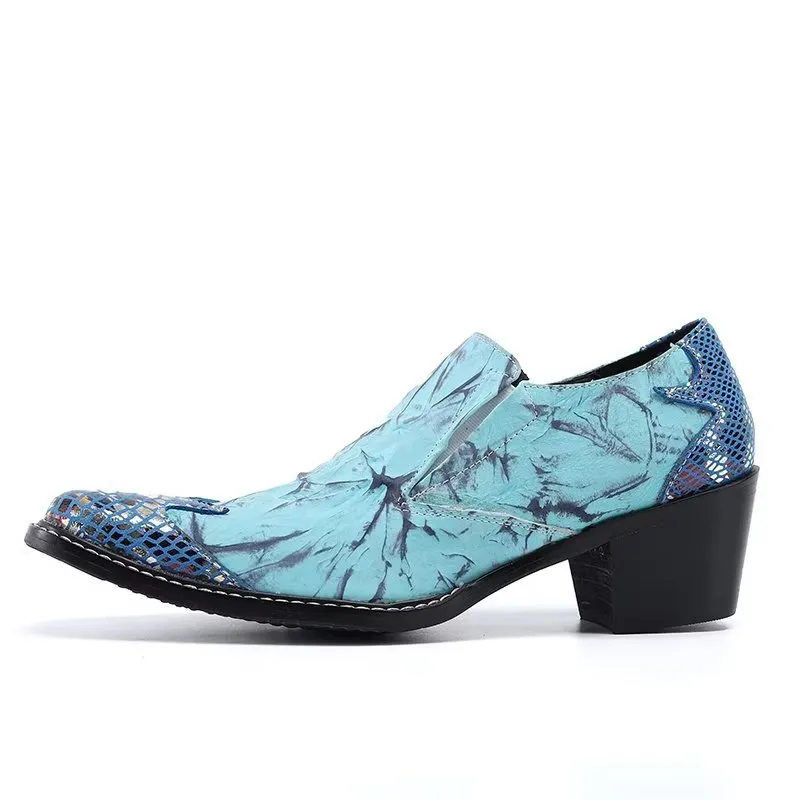 LueLeather Exotic Slip-on Dress Shoes