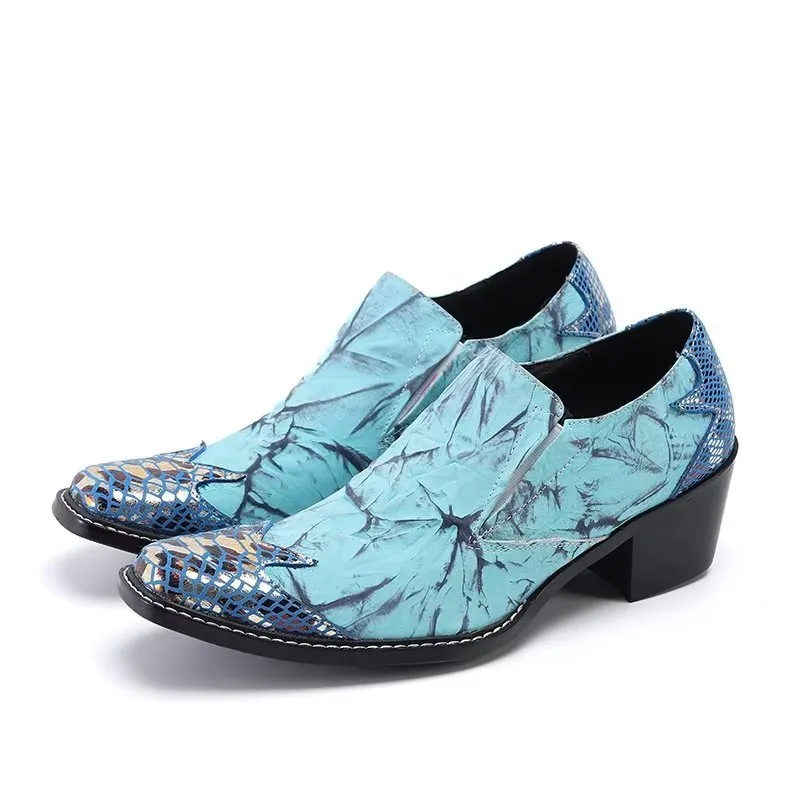 LueLeather Exotic Slip-on Dress Shoes