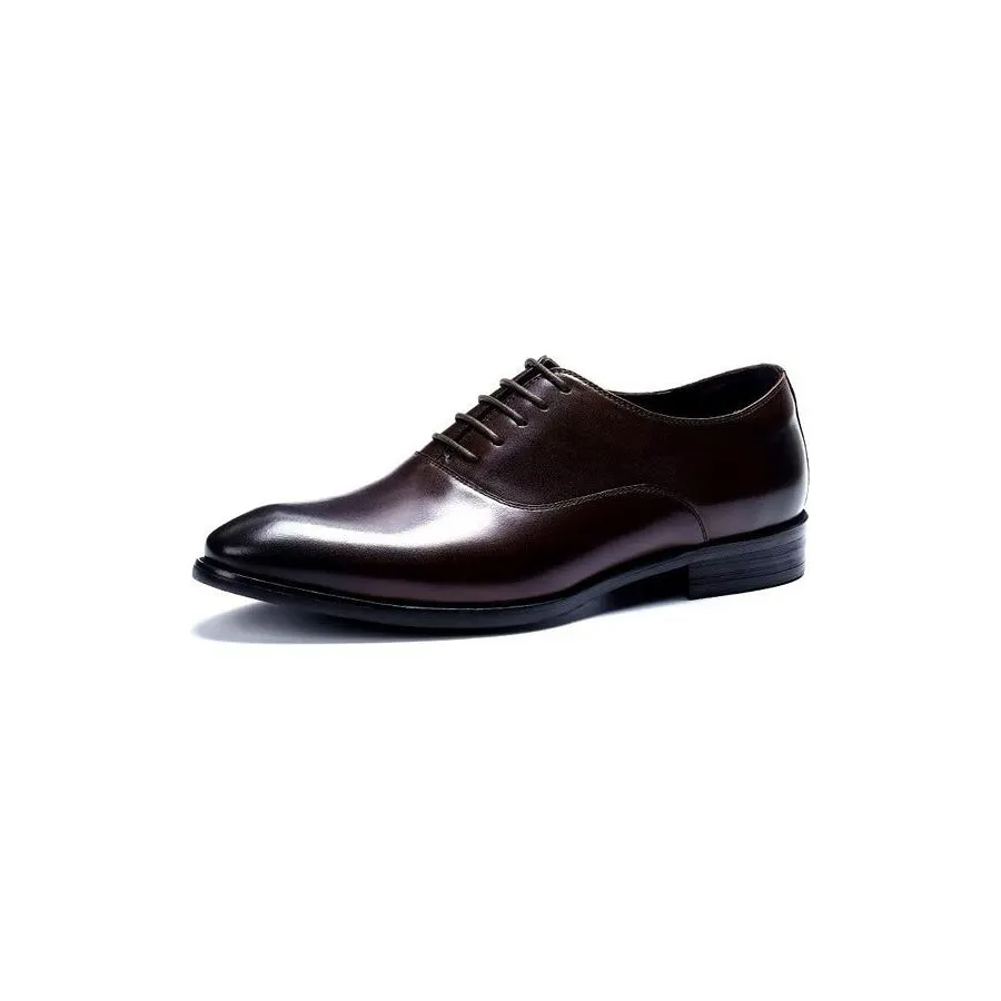 LuxeLeather Classy Oxford Dress Shoes