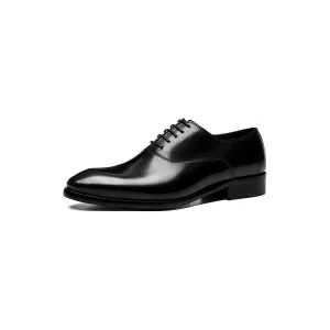 LuxeLeather Classy Oxford Dress Shoes