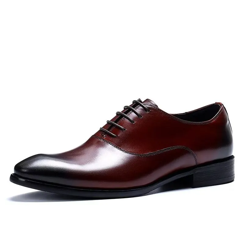 LuxeLeather Classy Oxford Dress Shoes