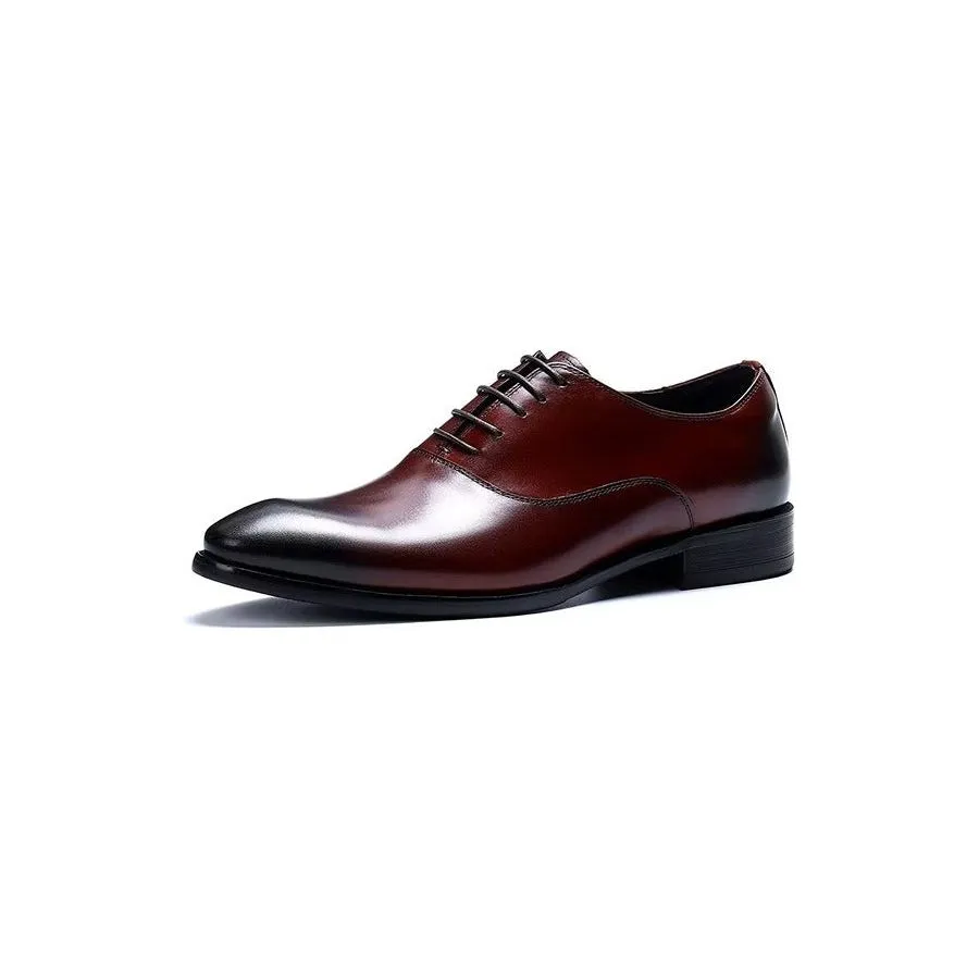 LuxeLeather Classy Oxford Dress Shoes