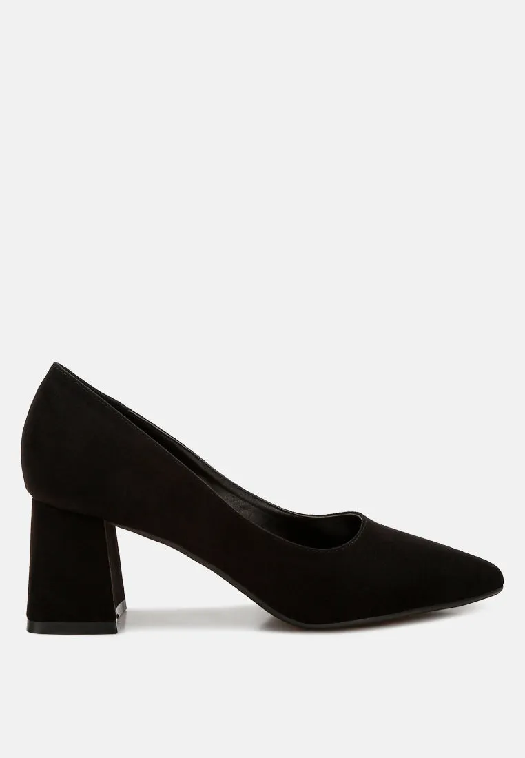 Malai Block Heel Pumps