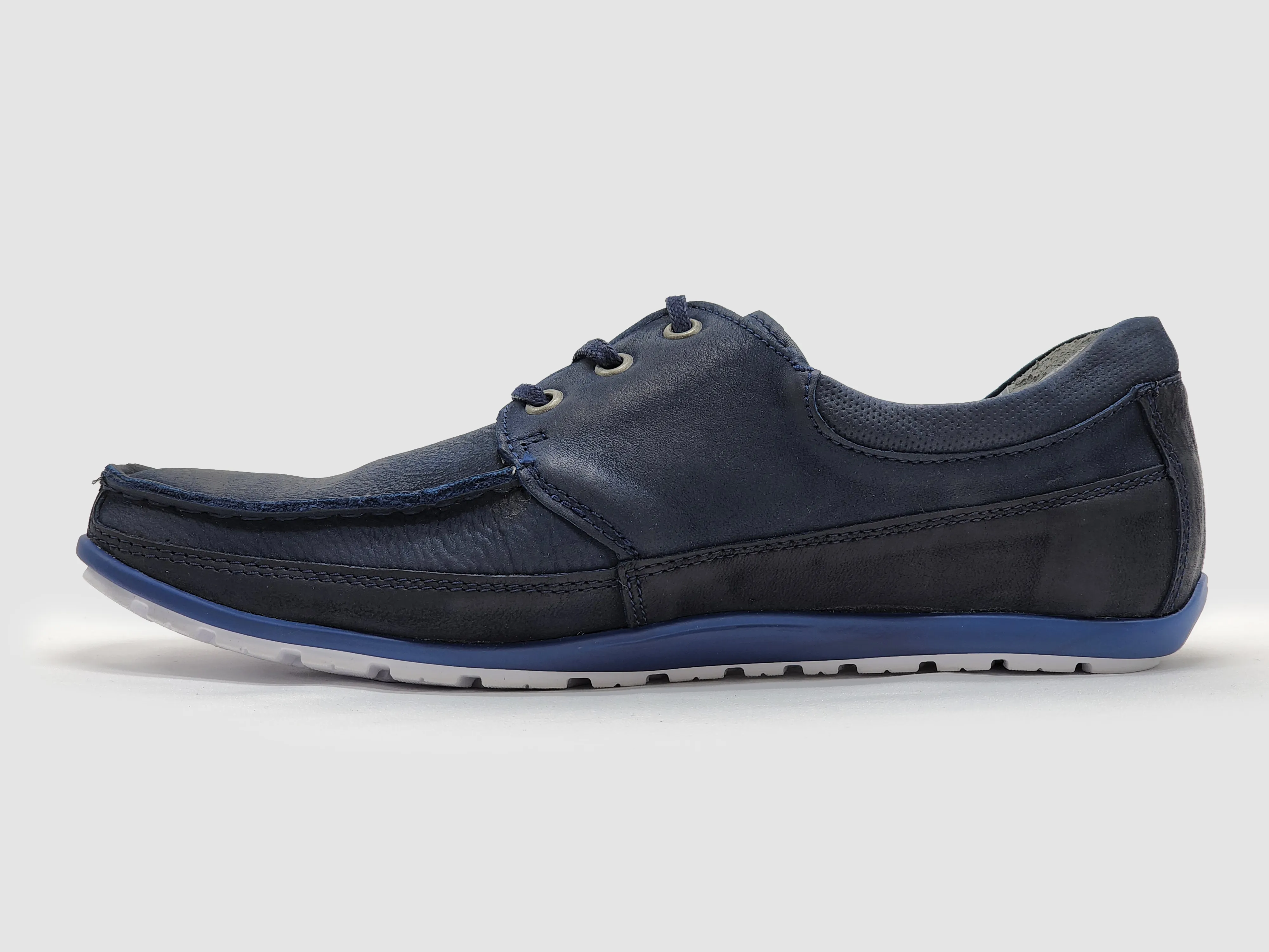 Men's Dockside Leather Boat Shoes - Navy