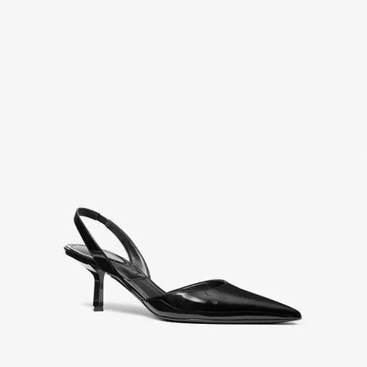 Michael Kors Holly Patent Leather Pumps, Black