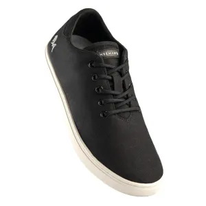 Neeman's Cotton Classic Sneakers | Coal Black & White | Shoes for Men & Women