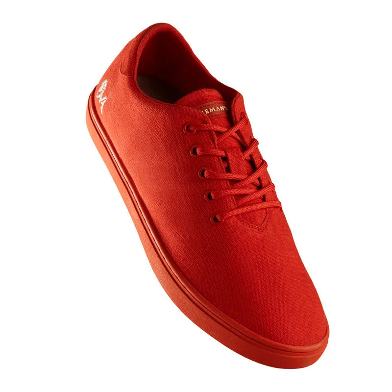 Neeman's Cotton Classic Sneakers | Coral Red | Shoes for Men & Women