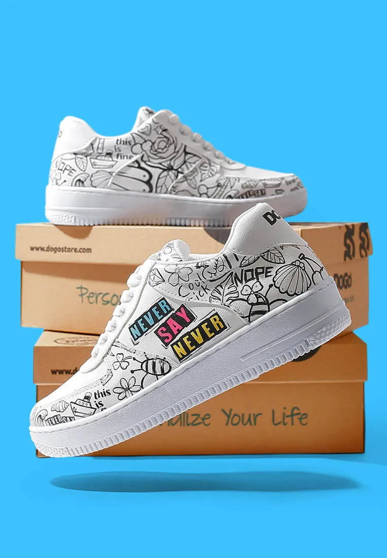 Never Say Never | Dice Sneakers Women's Shoes