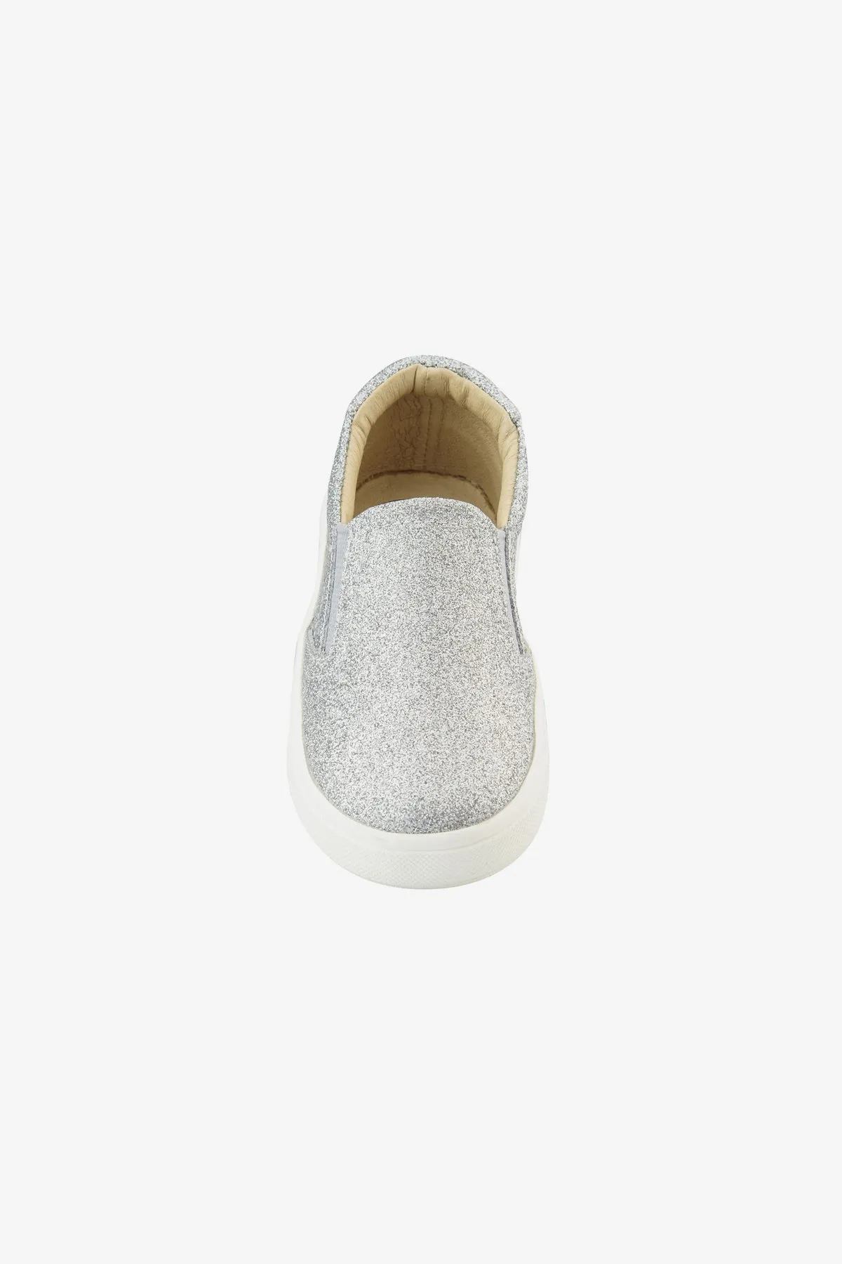 Old Soles Glam Silver Hoff Slip-on Kids Shoes