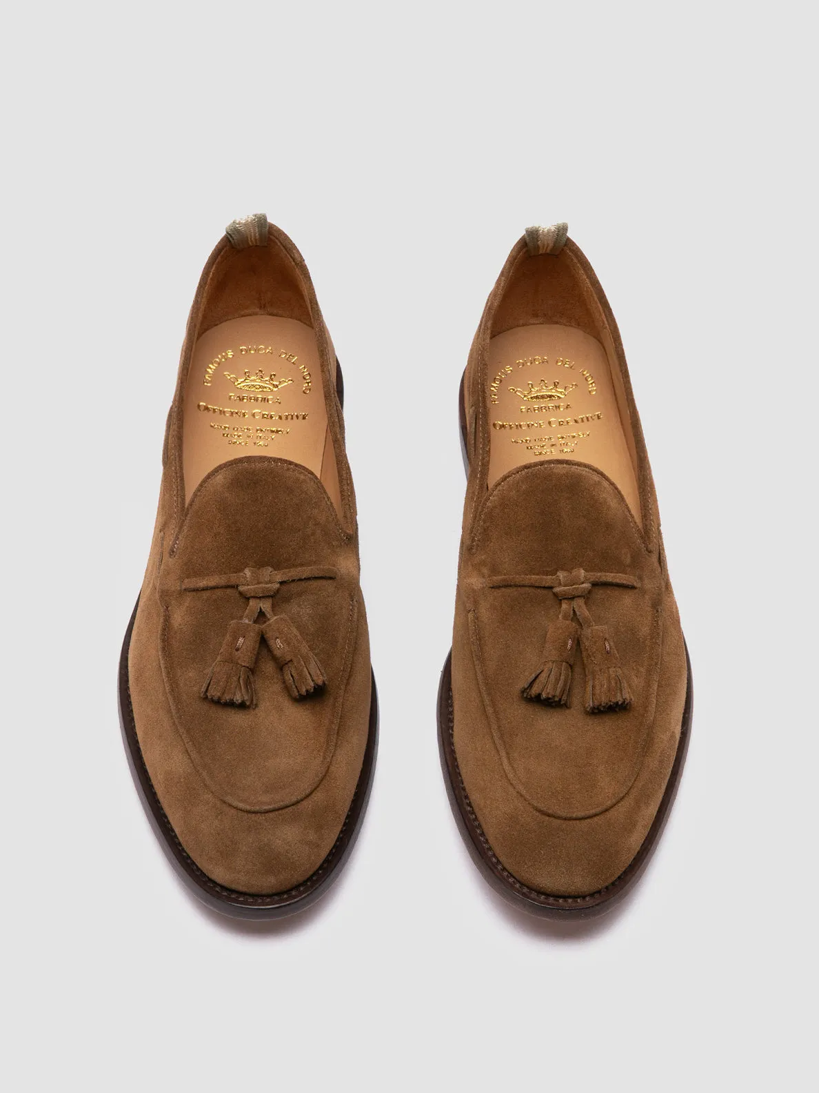 OPERA 002 - Brown Suede Tassel Loafers