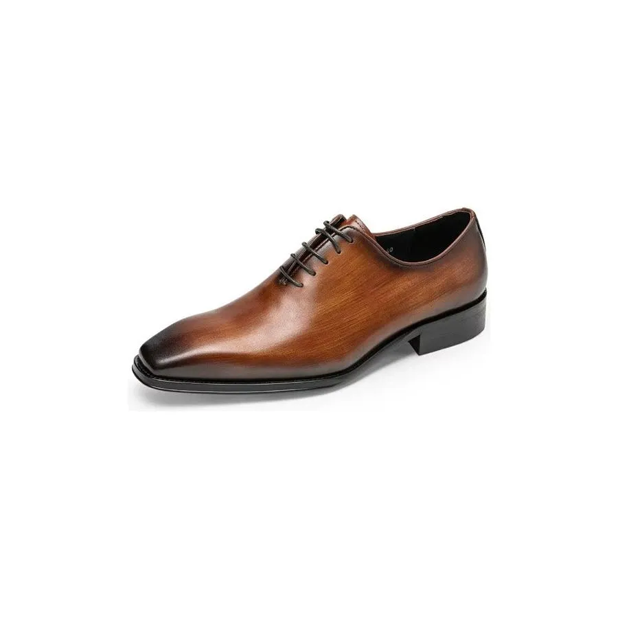 Opulent Smooth Pattern Formal Oxford Shoes