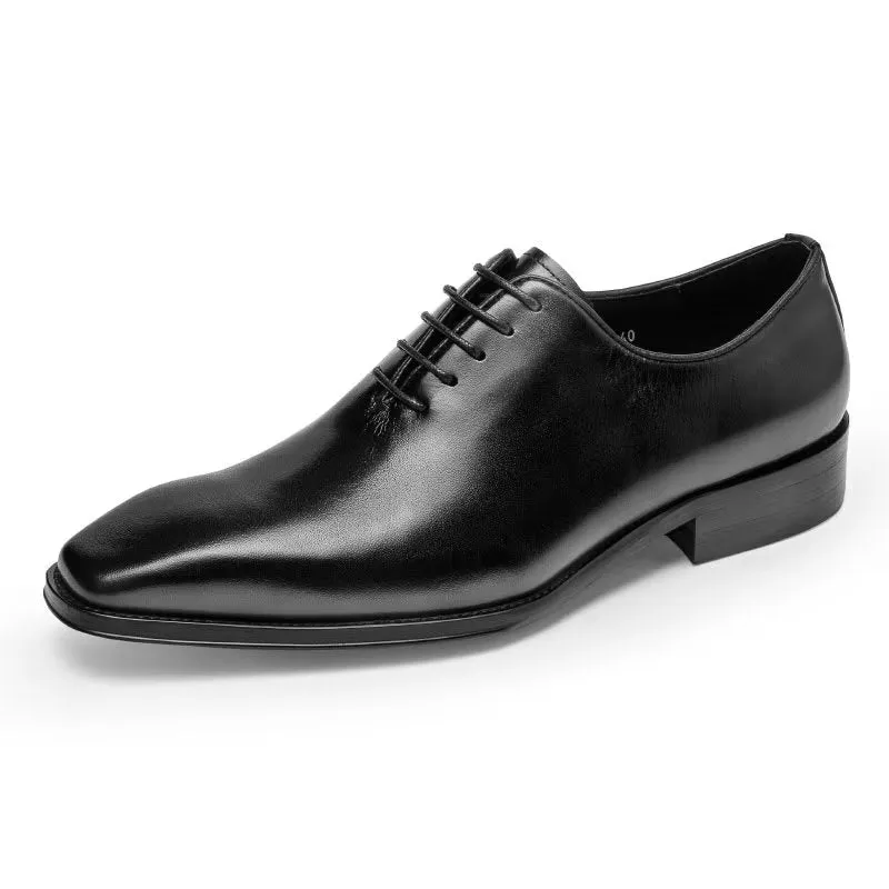 Opulent Smooth Pattern Formal Oxford Shoes