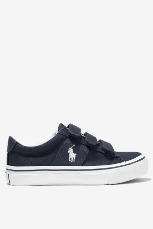 Ralph Lauren Boys Canvas Logo Trainers