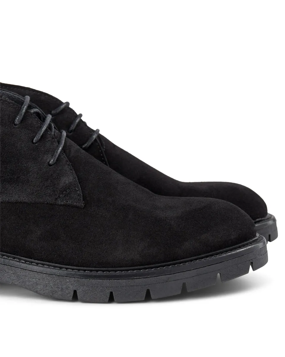 Ravn Suede Chukka Boot - BLACK