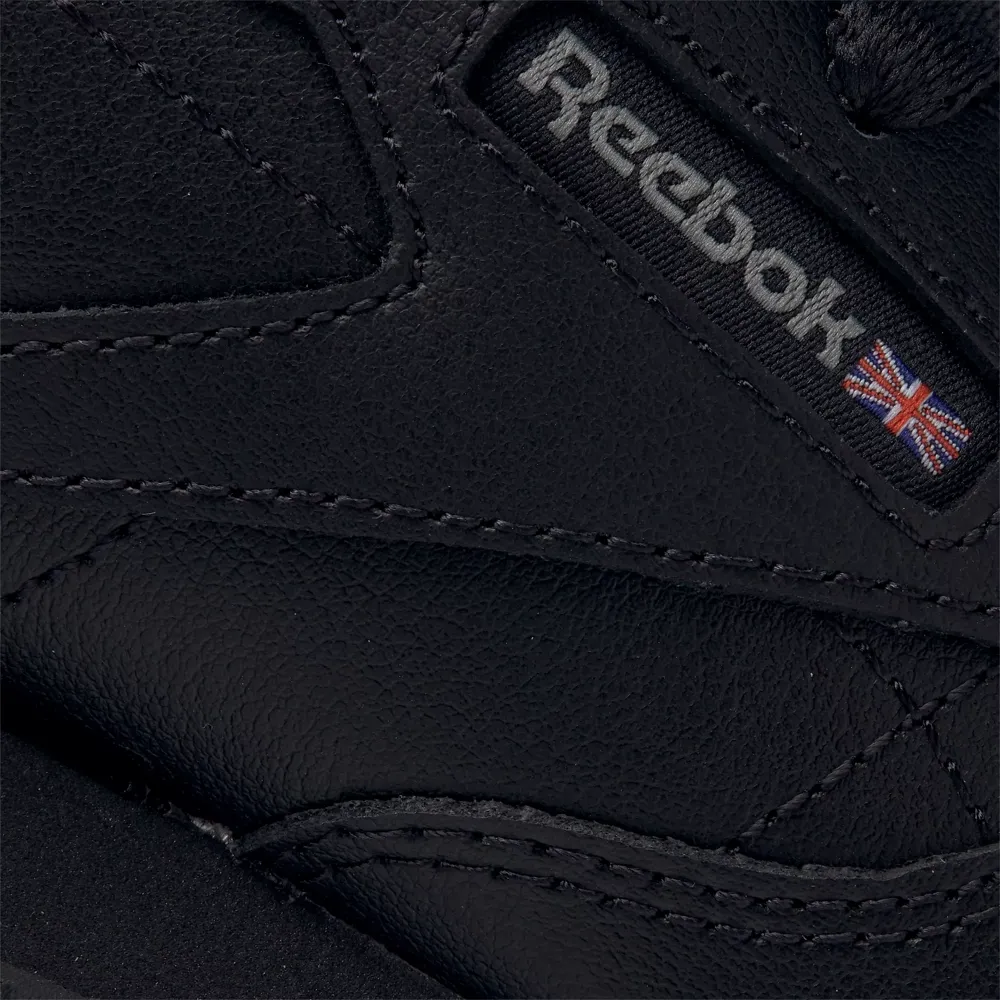 Reebok Kid's Classic Leather PS Shoes - All Black