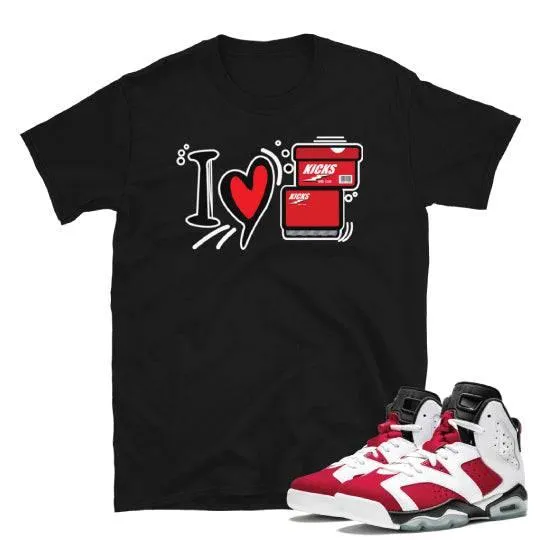 Retro 6 Sneaker Carmine shirt