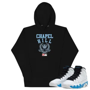 Retro 9 Powder Blue Chapel Hill Hoodie