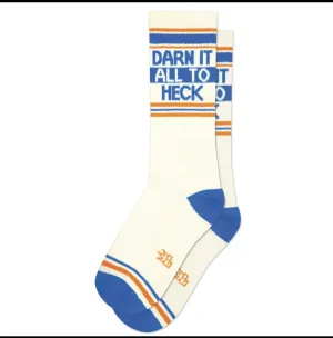 Retro Crew Socks | Gumball Poodle | Darn it all to Heck | pre-order