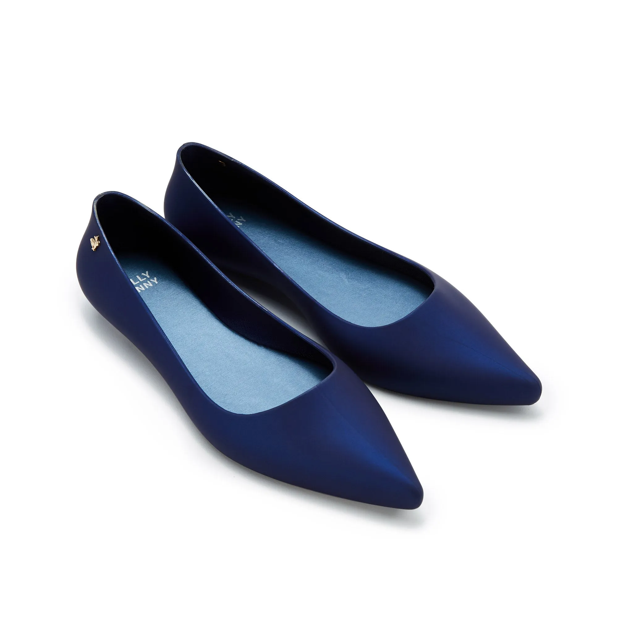 Ronit Flat Ballerinas Printed Navy