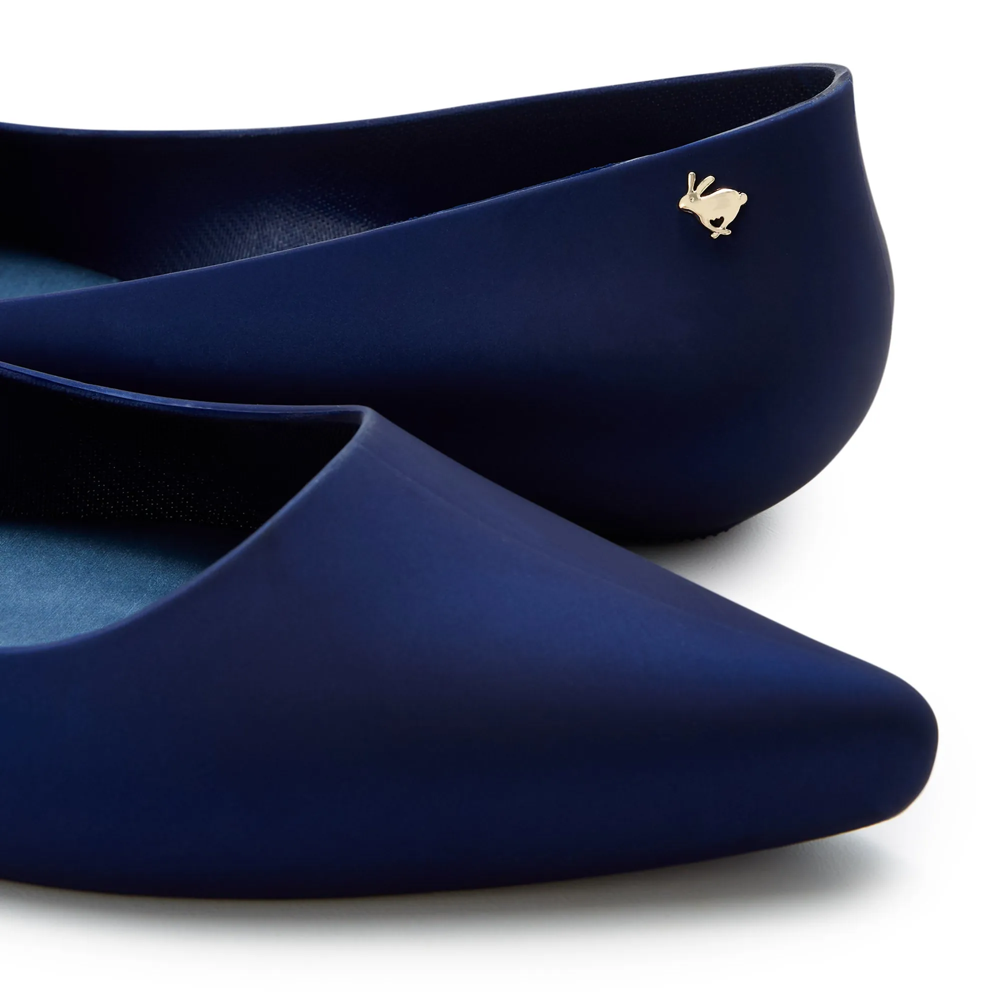 Ronit Flat Ballerinas Printed Navy