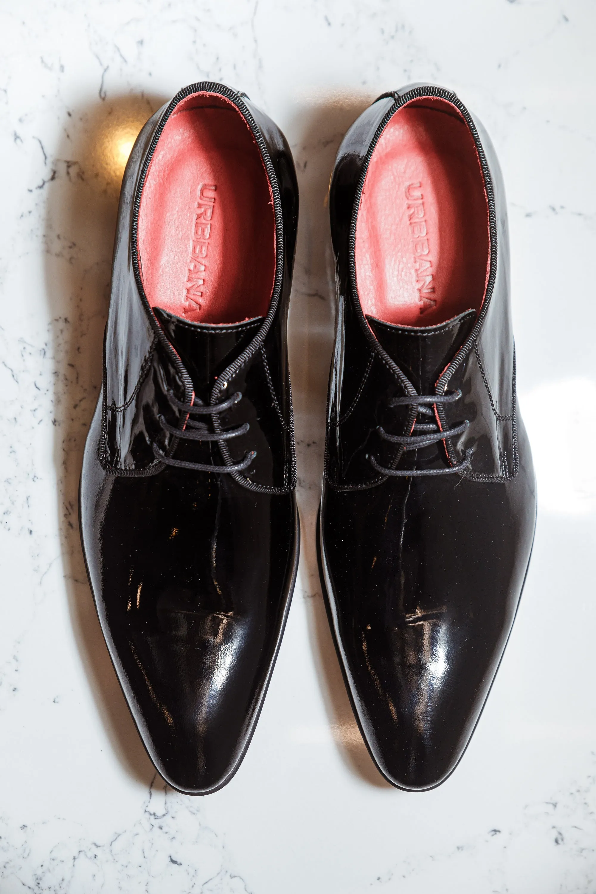 Sinatra Shoes - Patent Black