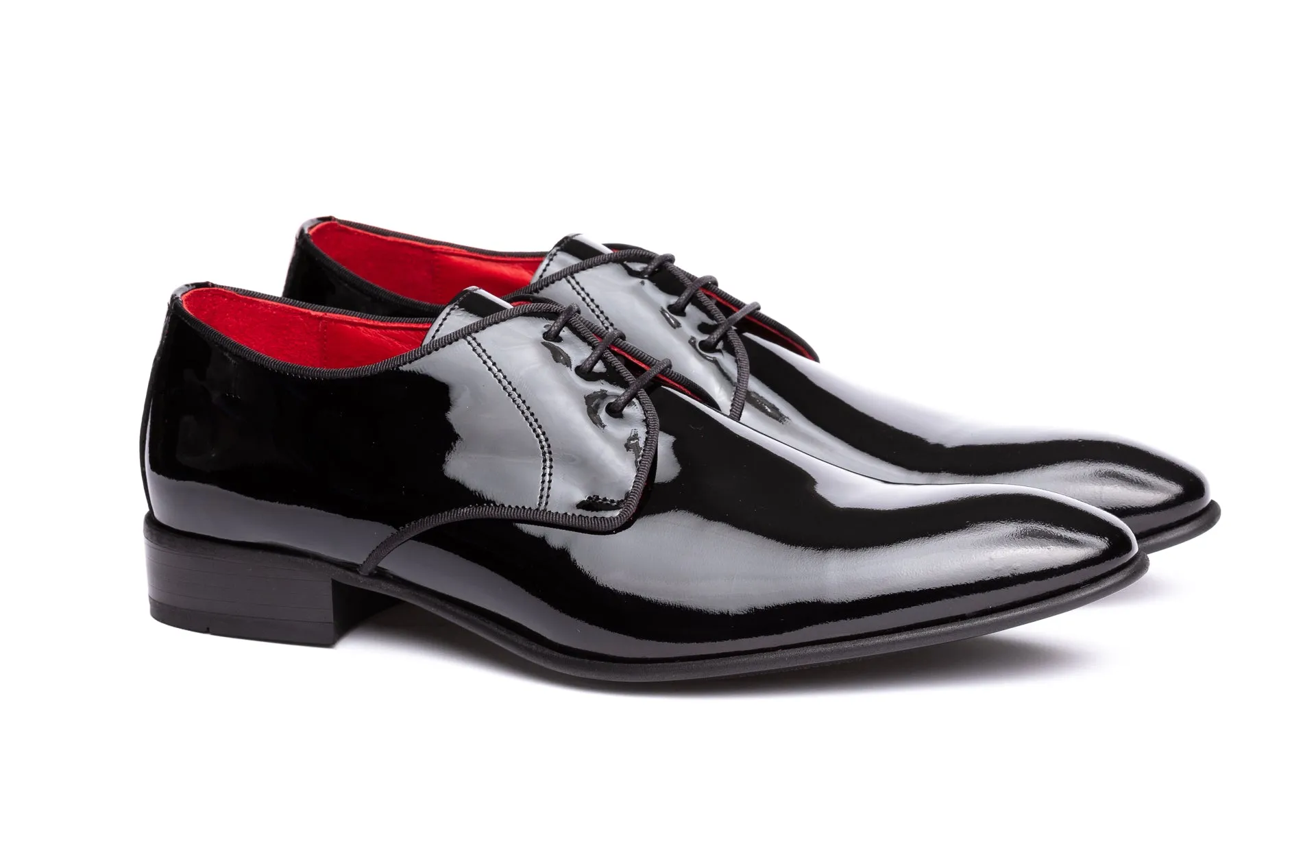 Sinatra Shoes - Patent Black